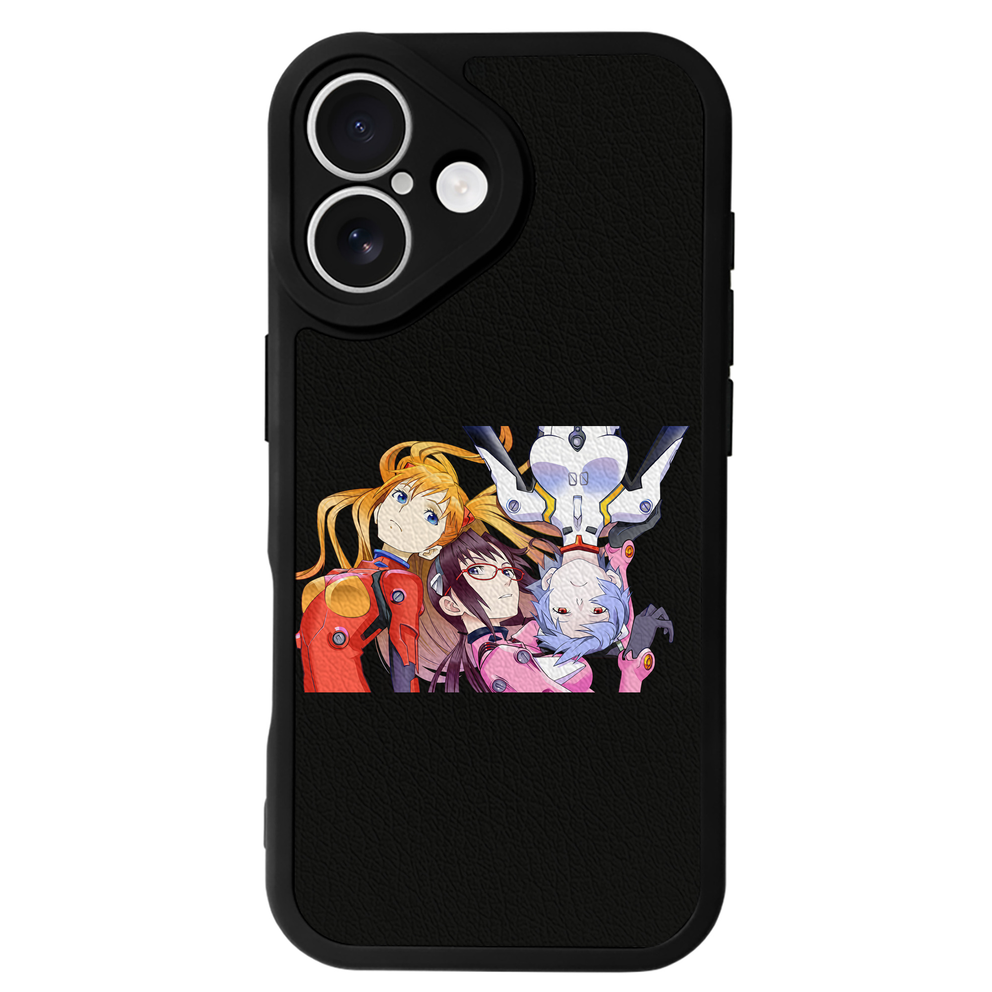 （画像用） EVA 新世紀エヴァンゲリオン 【iPhone 16シリーズ対応】シリコンスマホケース（レザー調） 材質：シリコン